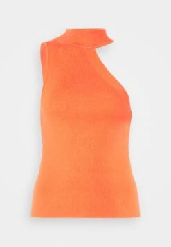 DKNY MOCK NECK SWEATER - Top - Persimmon -Fashion Pol f20373d3b9a444438685ce1e77e27e55
