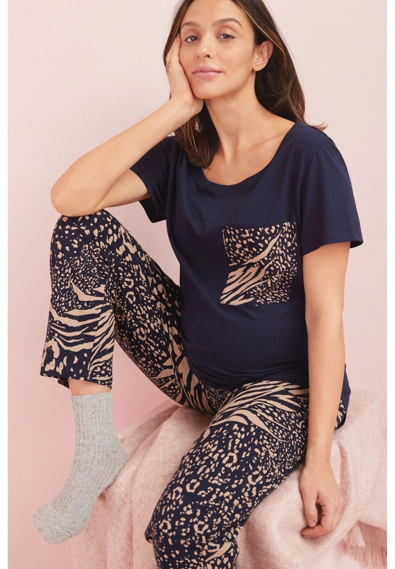 Next Piżama - Navy Blue Animal 5 Next Piżama - Navy Blue Animal - obrazek 5