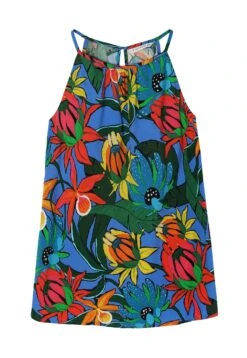 FLAMINI 1 - Bluzka - Blue -Fashion Pol f975c24c04d240759d0d23a160fa72ca