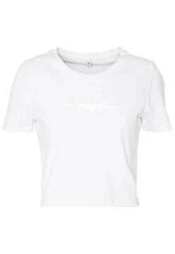 Mister Tee LADIES TRIBAL CROPPED TEE - T-shirt Z Nadrukiem - White -Fashion Pol fa9c89f68aa84109b0ca6ee4843828d6