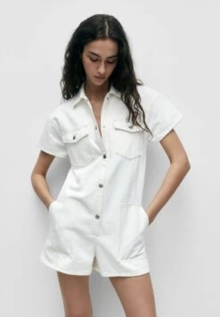 PULL & BEAR Kombinezon - White