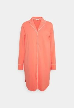 ESPRIT NIGHTSHIRT LONG SLEEVE - Koszula Nocna - Coral -Fashion Pol fd98a4f23700467d8f58f05a3a1e1539