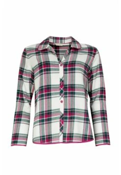 Cyberjammies PENNY CHECKS - Koszulka Do Spania - Black/pink Checks
