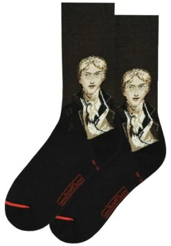 JOSEPH MALLORD WILLIAM TURNER - SELF-PORTRAIT - Skarpety - Black